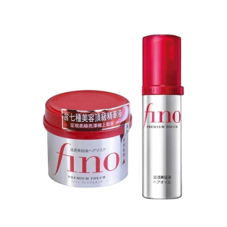 Shiseido Fino Premium Touch Essence Hair Mask (230g) & Shiseido Fino Premium Touch Hair Oil 70g (Set)