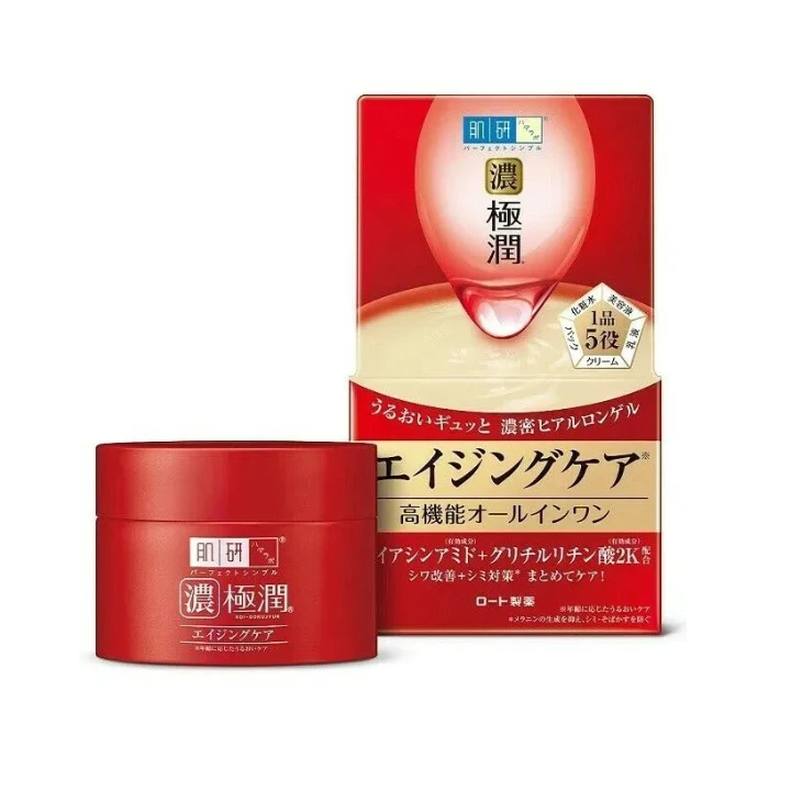 Japanese Rohto HadaLabo Gokujyun Aging care Perfect Gel (MOISTURISER) 100g